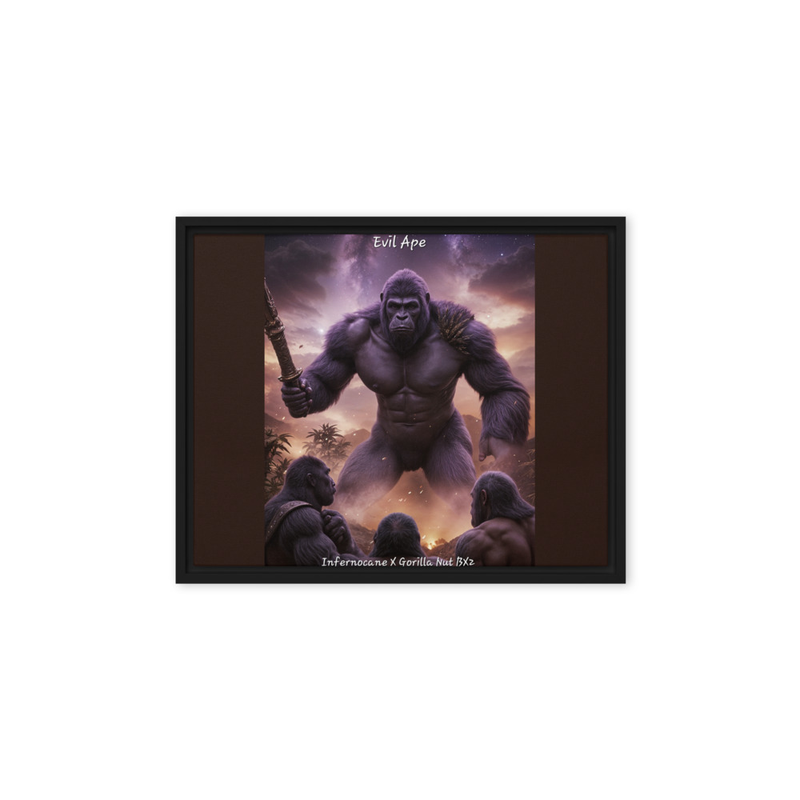 Framed canvas : Evil Ape